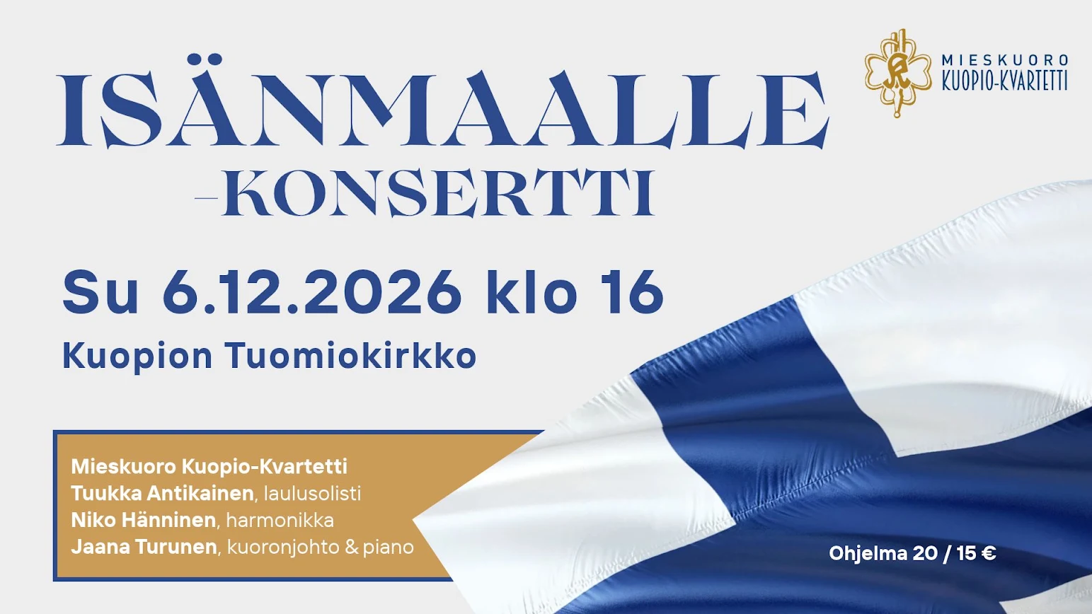isänmaalle banner 2026